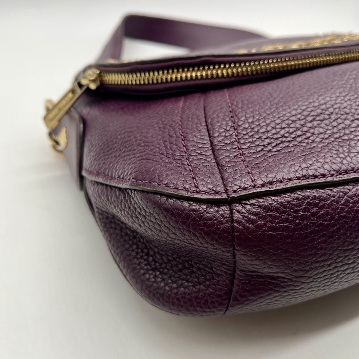 Michael Kors Aria Studded Leather Crossbody Bag