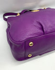 Michael Kors Violet Leather Fulton Chain Tote Bag