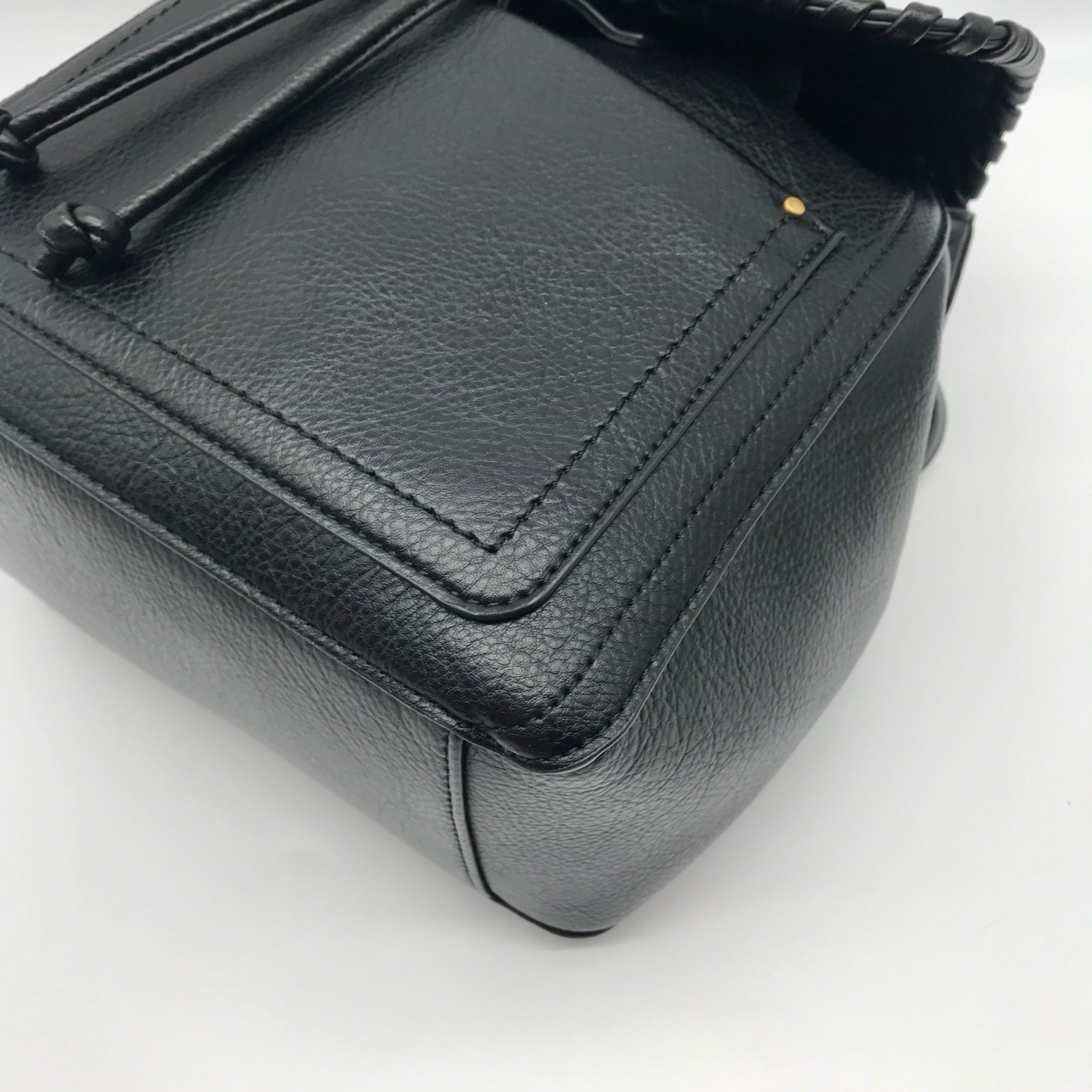 Style &amp; Co Black Whipstitch Backpack