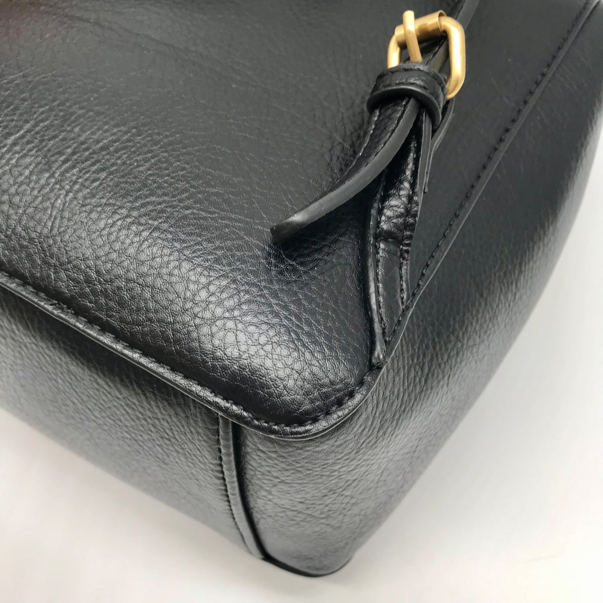 Style &amp; Co Black Whipstitch Backpack