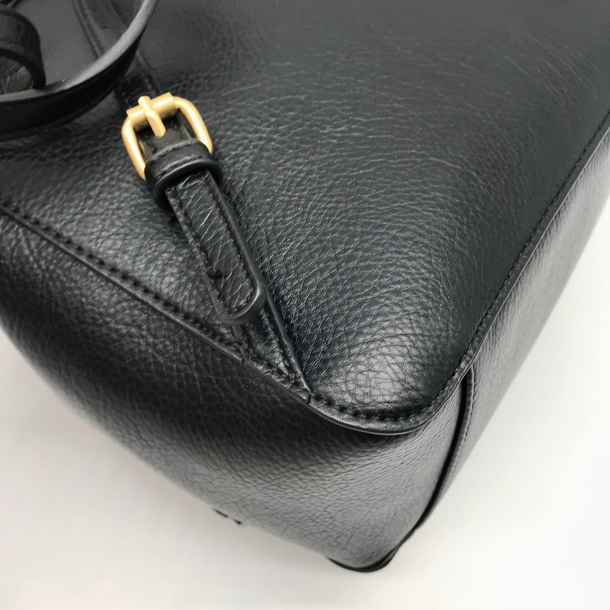 Style &amp; Co Black Whipstitch Backpack