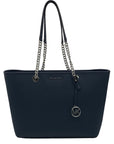 Michael Kors East West Shania Navy Chain Tote