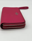 Coach Hot Pink Zip-Around Wallet