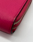 Coach Hot Pink Zip-Around Wallet