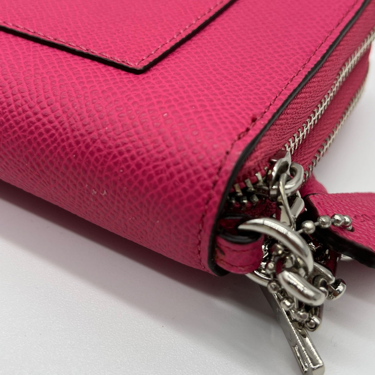 Coach Hot Pink Zip-Around Wallet