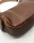 Dooney & Bourke Brown Pebbled Leather Shoulder Hobo Bag