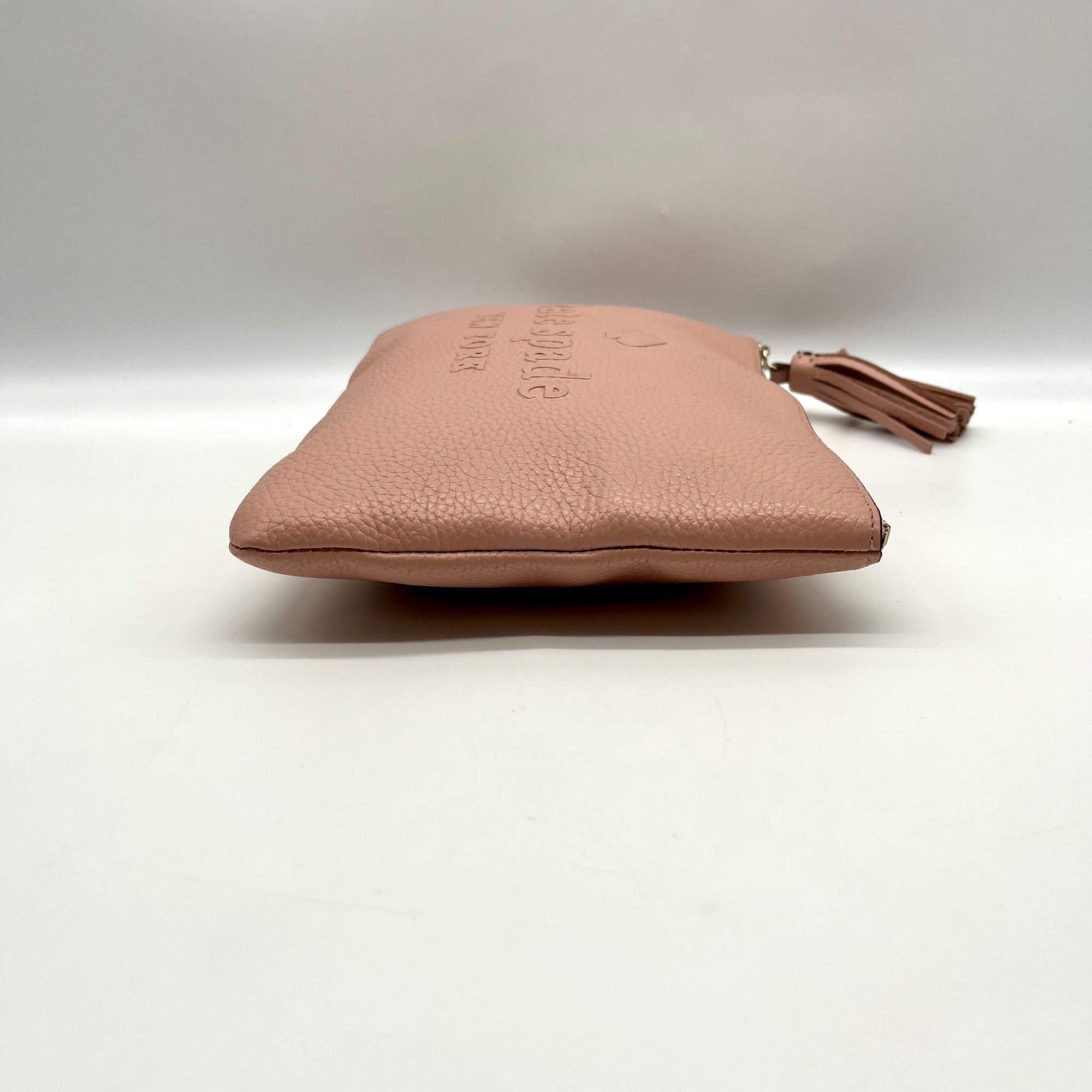 Kate Spade New York Pink Sienna Large Tassel Pouch Clutch