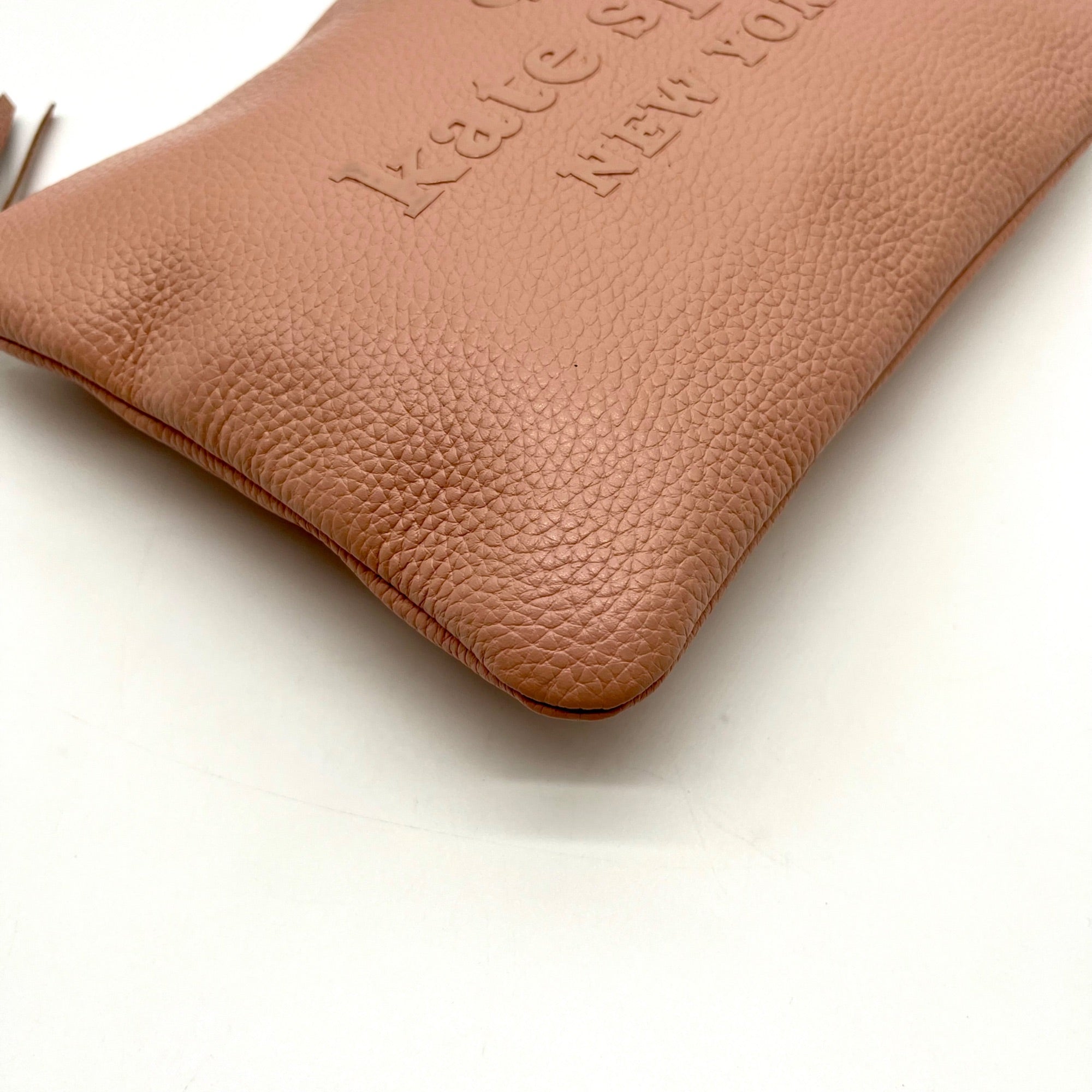 Kate Spade New York Pink Sienna Large Tassel Pouch Clutch