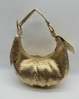 Gold House Of Want Shoulder Bag