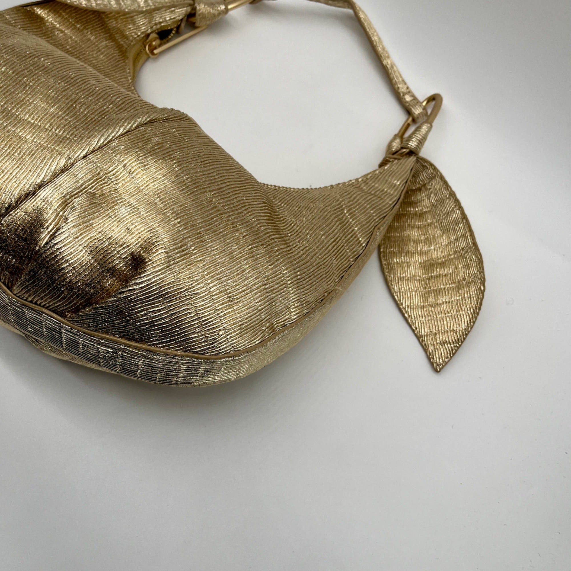 Gold House Of Want Shoulder Bag
