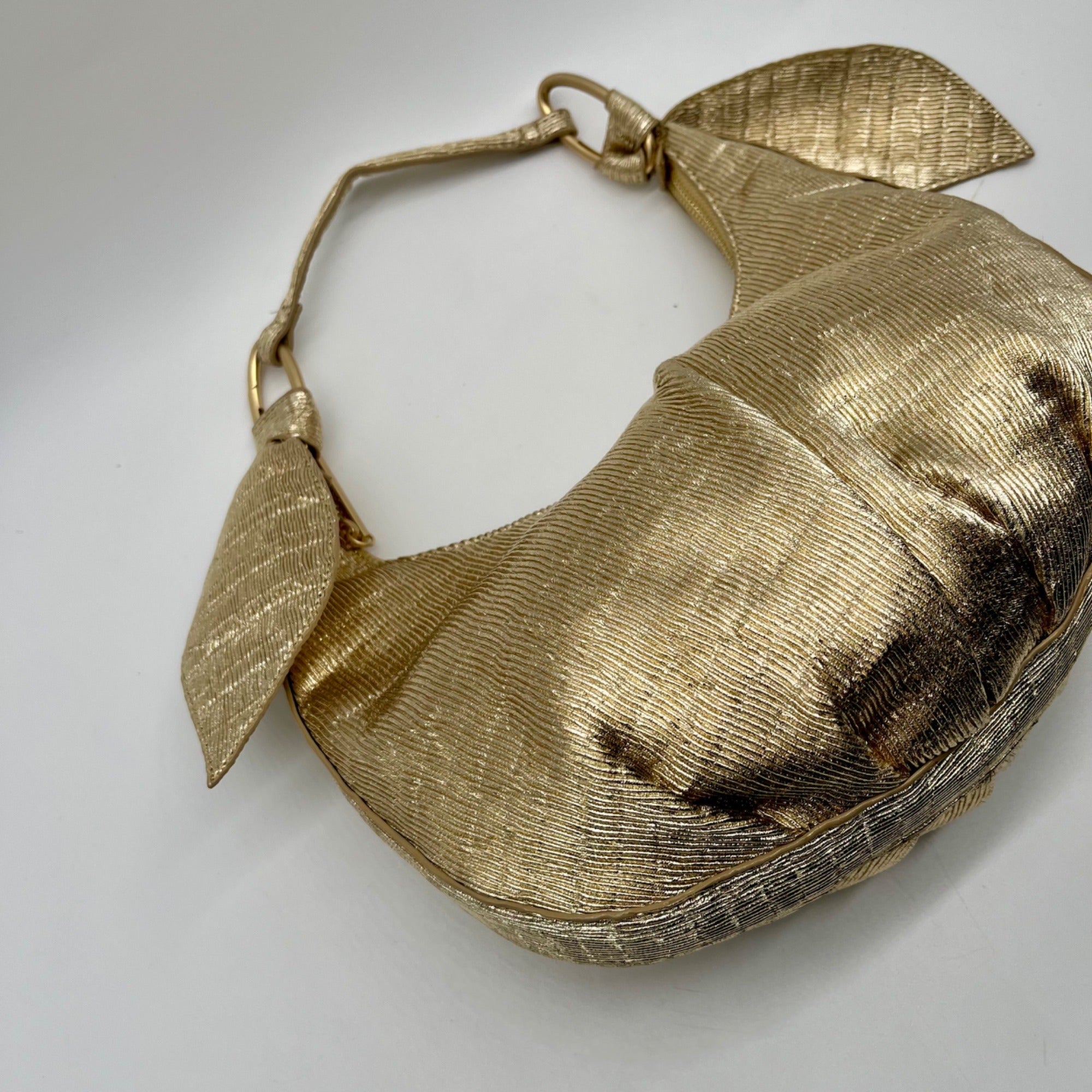Gold House Of Want Shoulder Bag