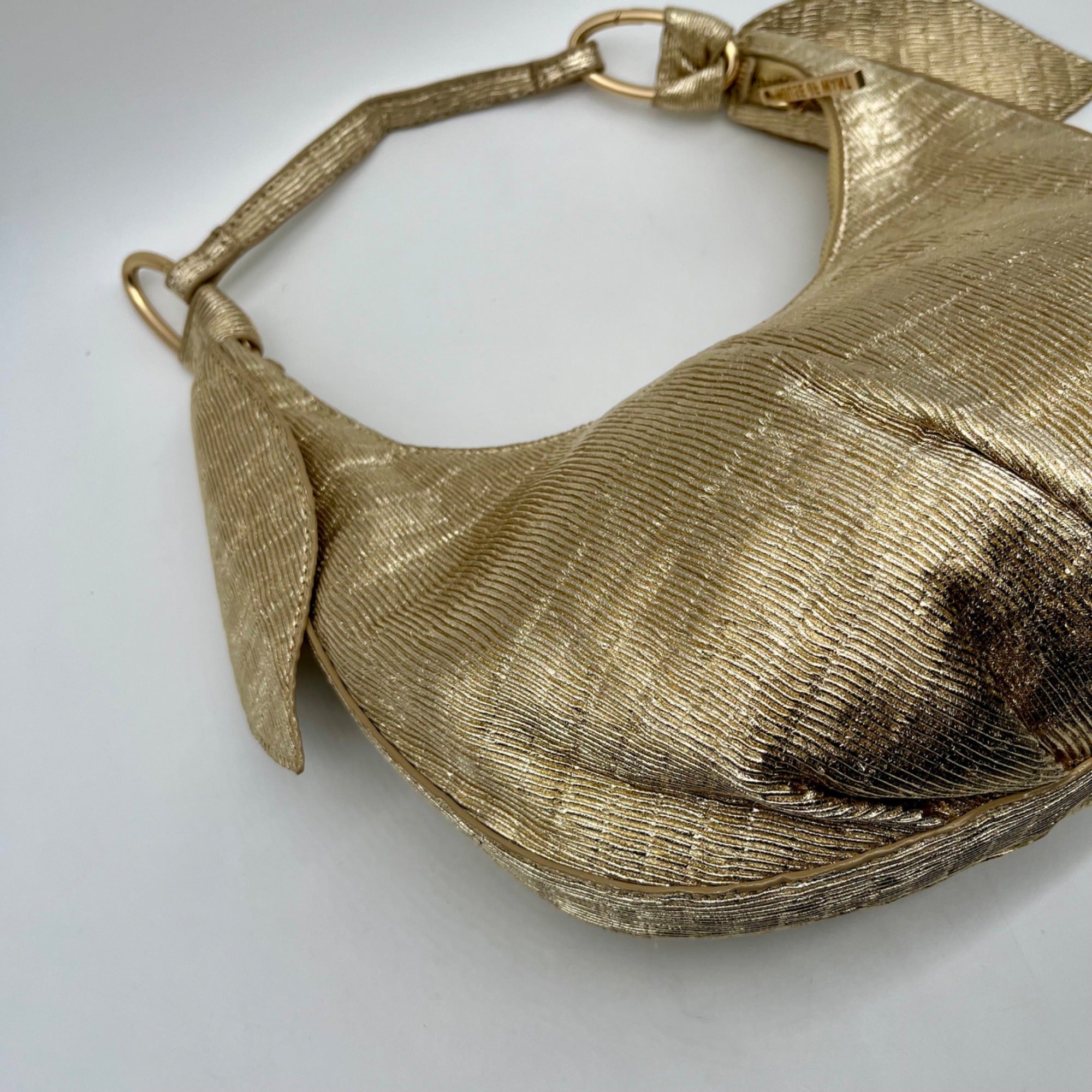 Gold House Of Want Shoulder Bag