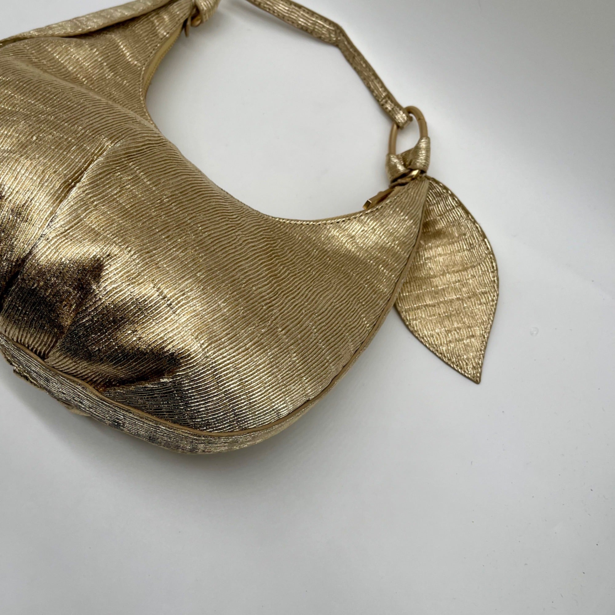 Gold House Of Want Shoulder Bag