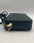 Michael Kors Forest Green Saffiano Leather Jet Set Travel Crossbody