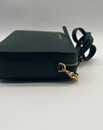 Michael Kors Forest Green Saffiano Leather Jet Set Travel Crossbody