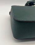 Michael Kors Forest Green Saffiano Leather Jet Set Travel Crossbody
