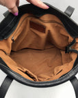 Patricia Nash Black Leather Viana Heritage Crossbody