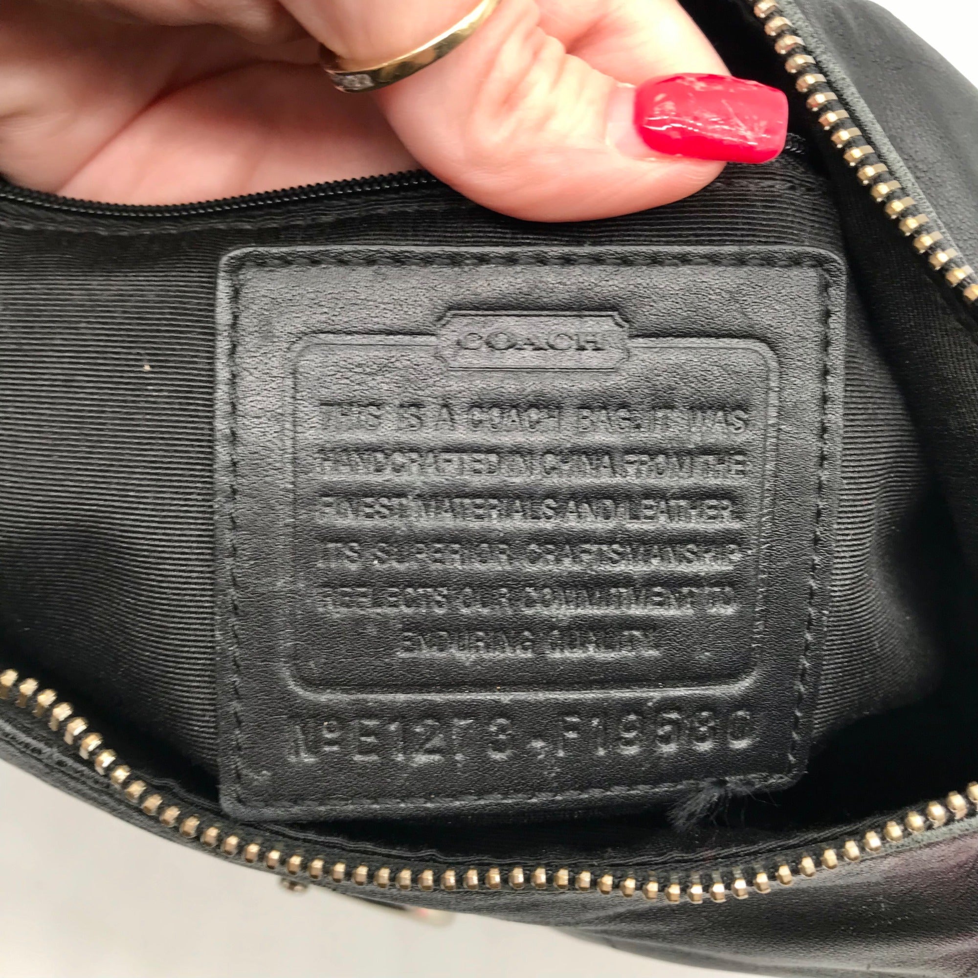 Coach Black Leather Soho Flap Shoulder Bag F19580