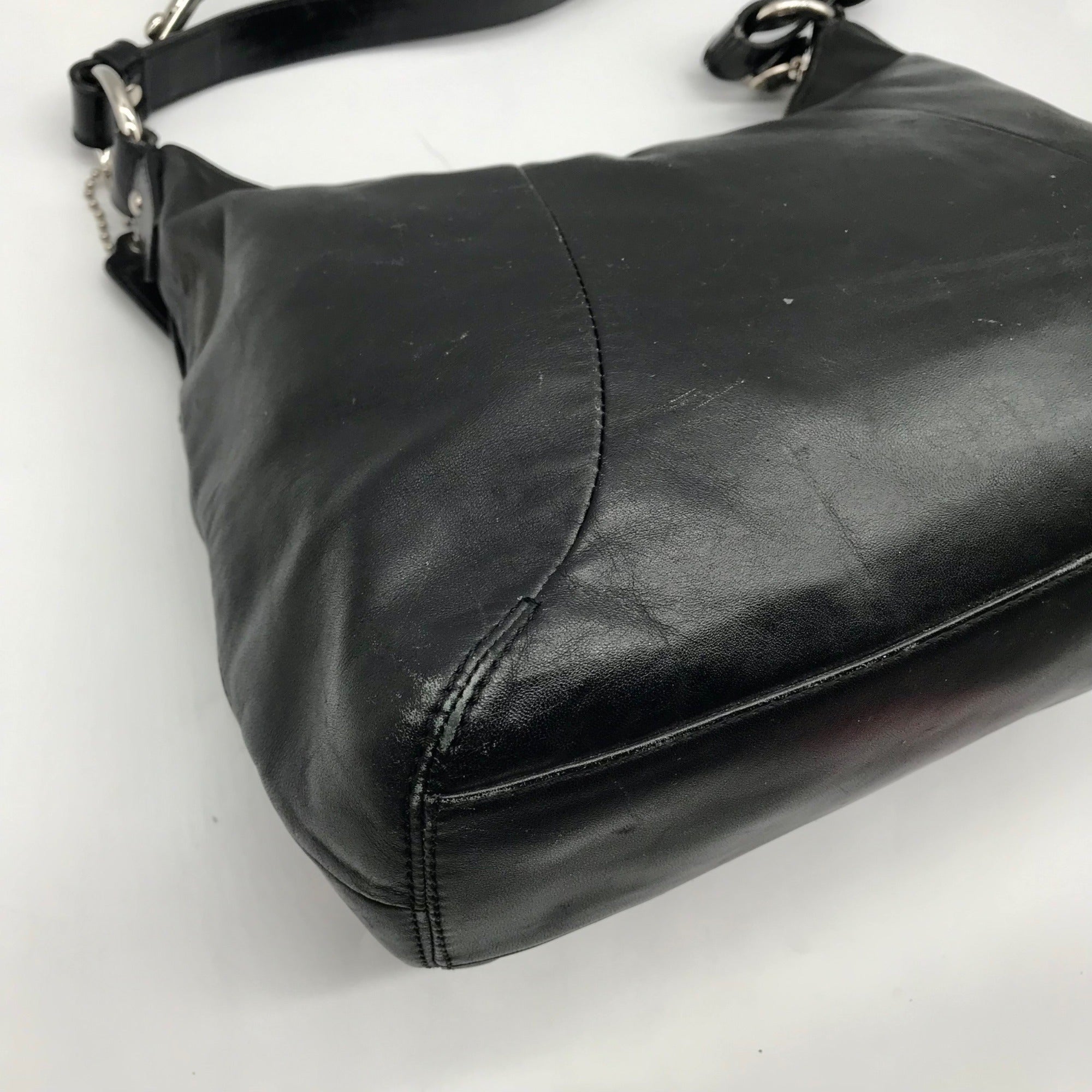 Coach Black Leather Soho Flap Shoulder Bag F19580