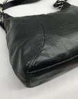 Coach Black Leather Soho Flap Shoulder Bag F19580