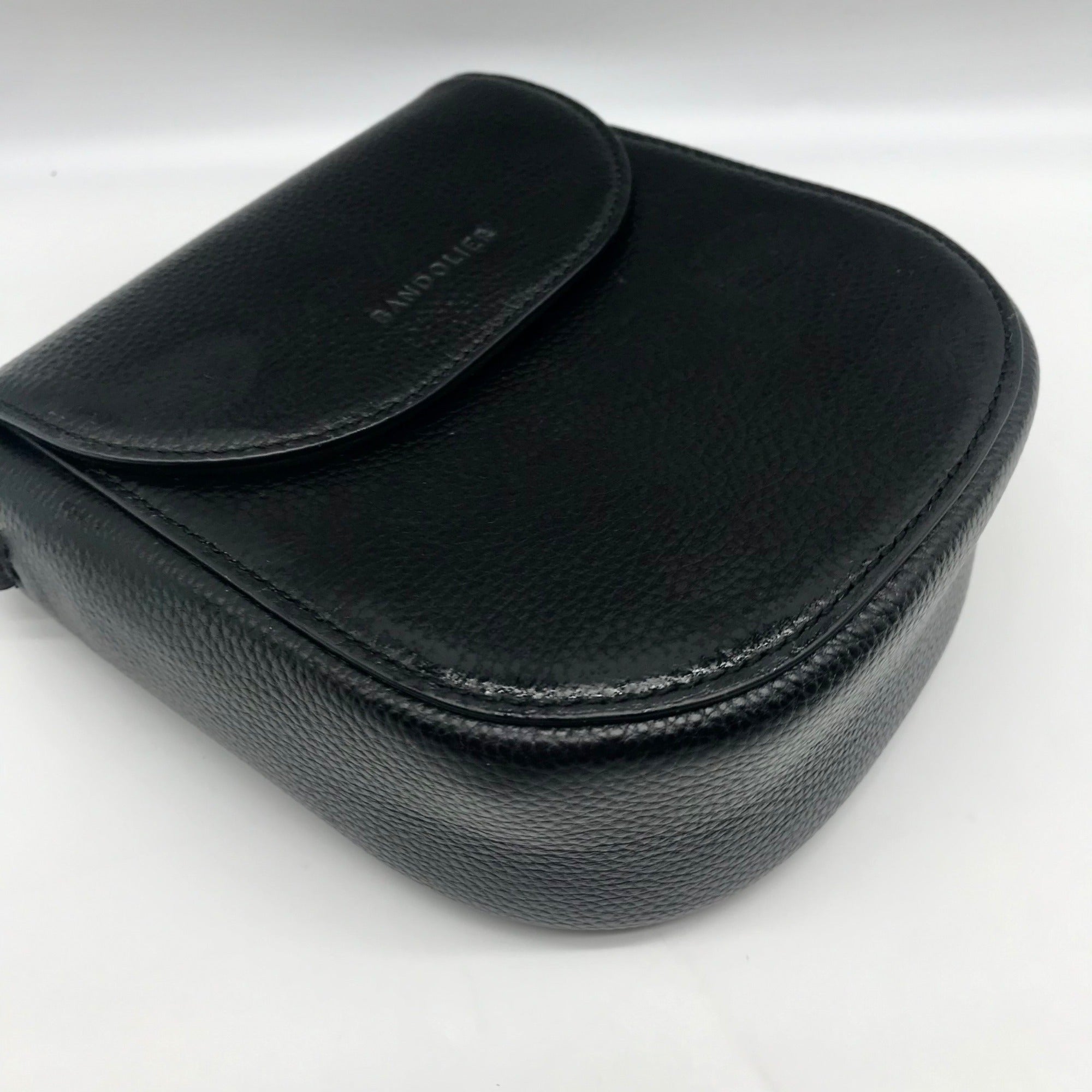 Bandolier Black Leather Shay Crossbody