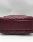 Kate Spade Burgundy Quilted Leather Emerson Place Jenia Shoulder Bag