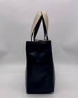 Kate Spade Black And Tan Leather Tote Bag