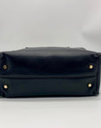Kate Spade Black And Tan Leather Tote Bag