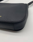 Kate Spade Carsen Black Saffiano Laurel Way Jeweled Crossbody Bag