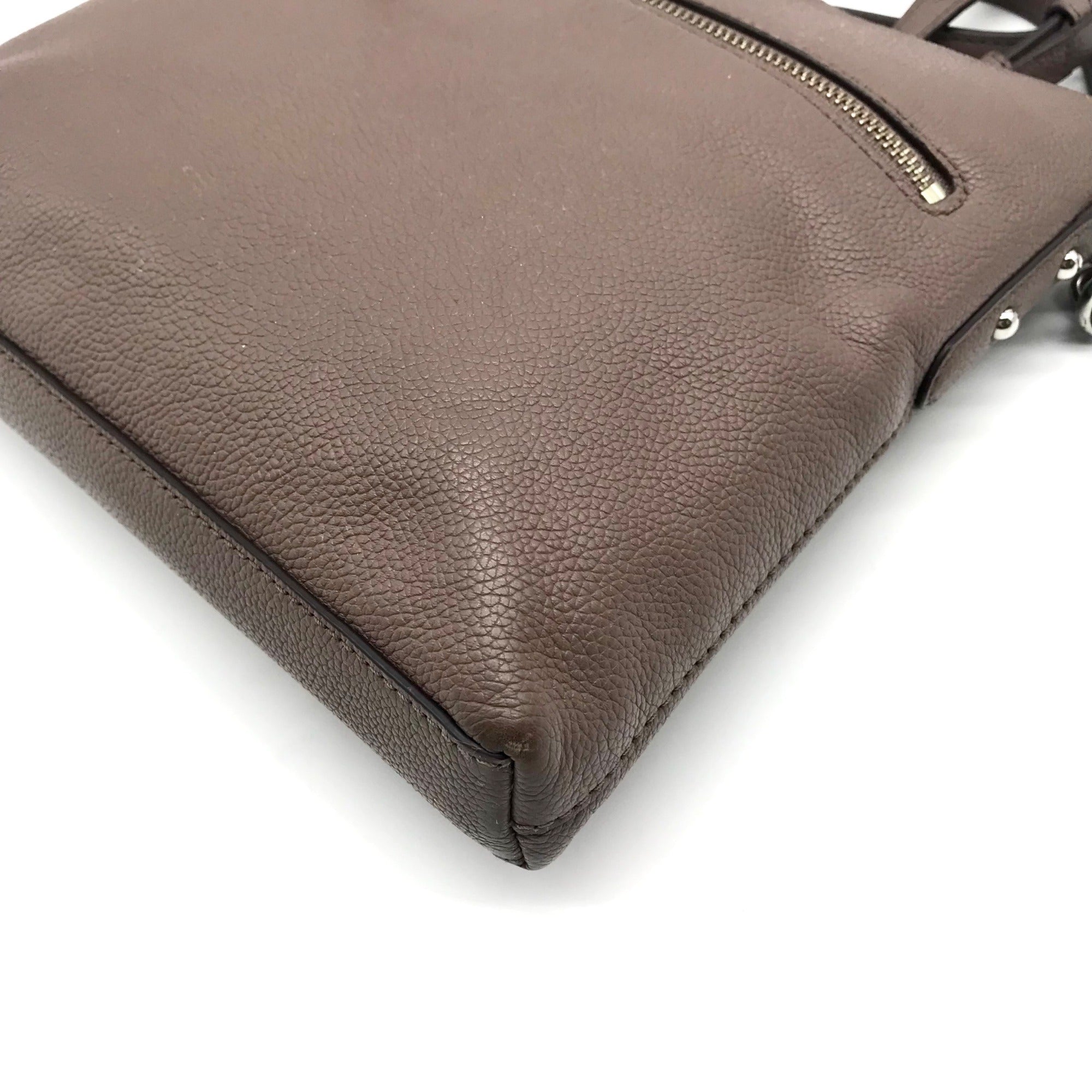 Kate Spade Taupe Pebbled Leather Jackson Street Melisse Crossbody Bag