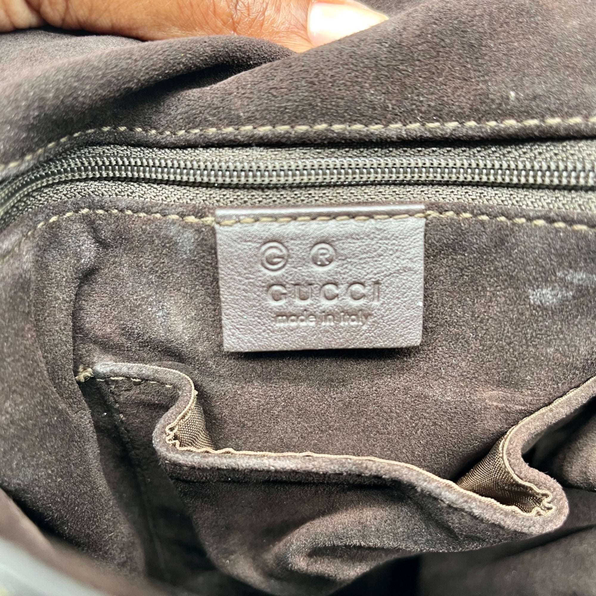 Gucci Brown Vintage Princy Tote Bag