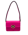 Valentino Garavani Rockstud23 Hot Pink Calfskin Shoulder Bag