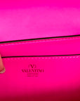 Valentino Garavani Rockstud23 Hot Pink Calfskin Shoulder Bag