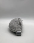 Garnet Hill Grey Fabric Diamond Quilted Belt Bag