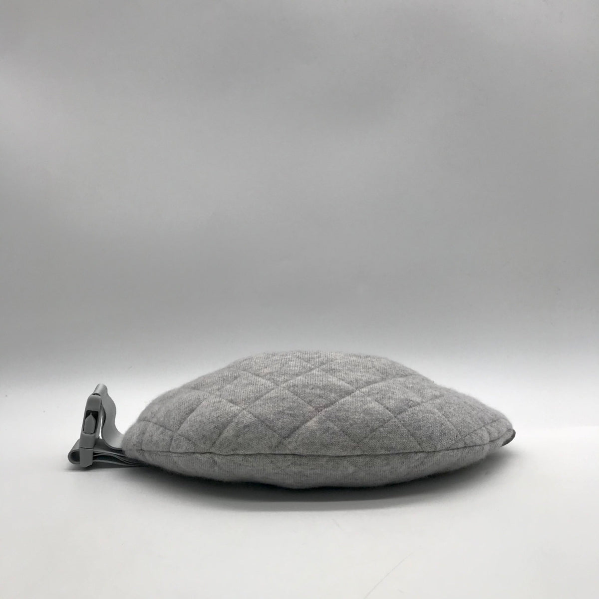 Garnet Hill Grey Fabric Diamond Quilted Belt Bag