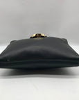 Michael Kors Black Leather Fulton Crossbody Bag